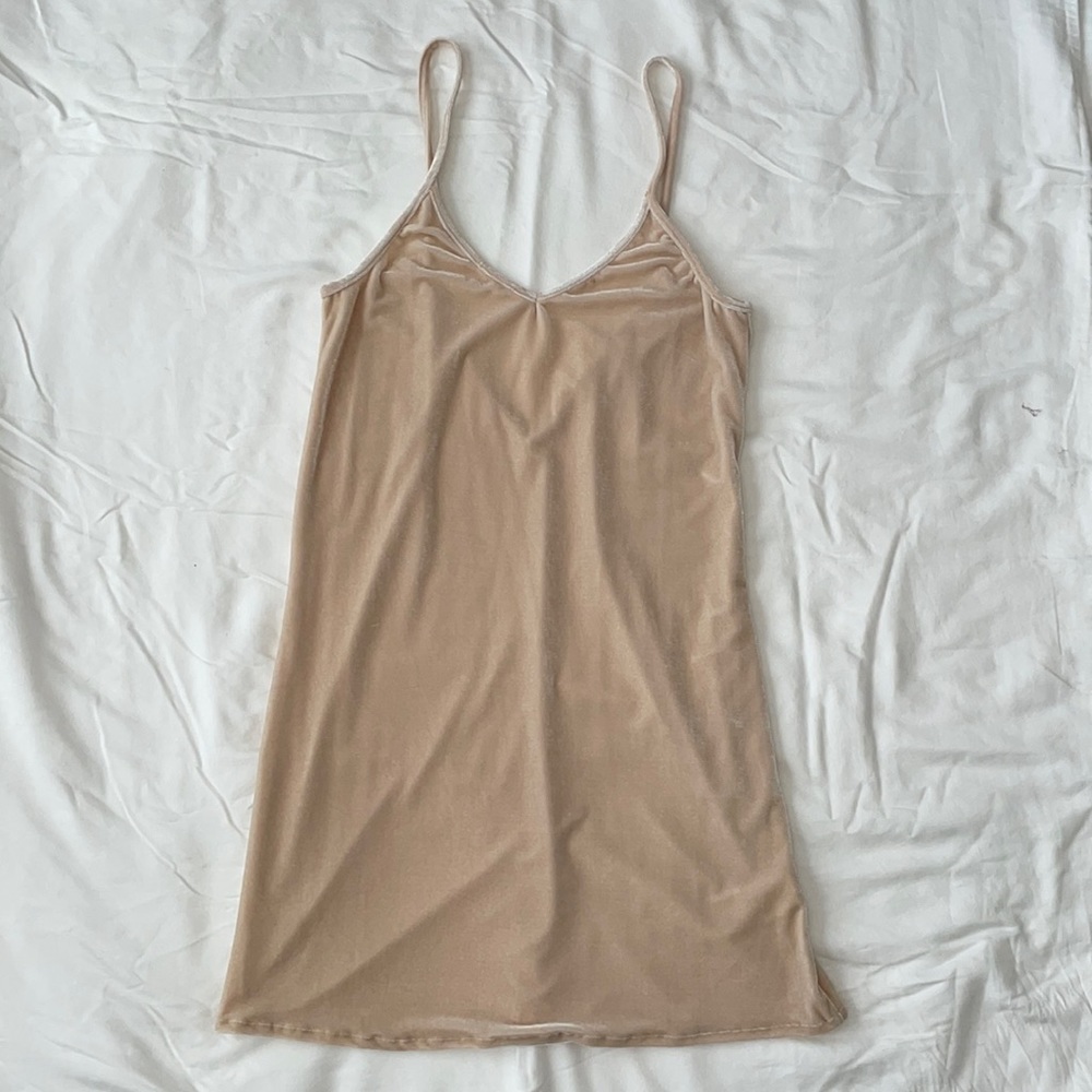 Vestique Velvet Slip Dress - Small